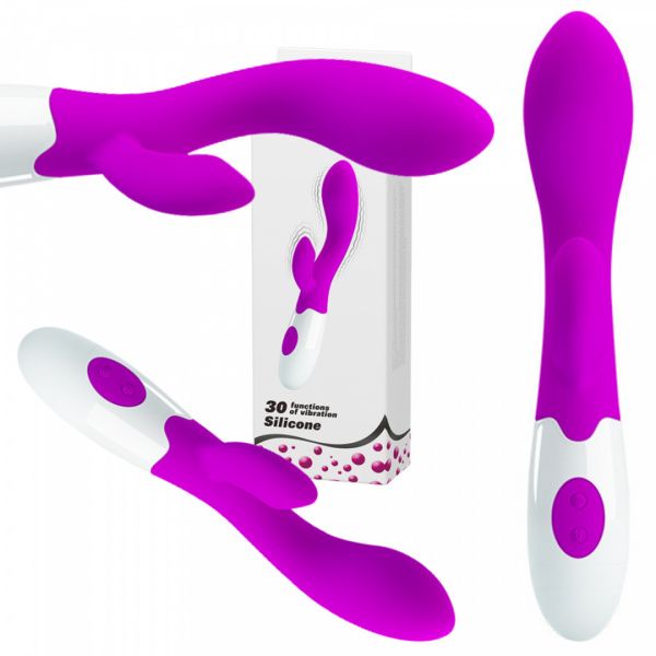 Wibrator króliczek Pretty Love Brighty, 20 cm (fioletowy)