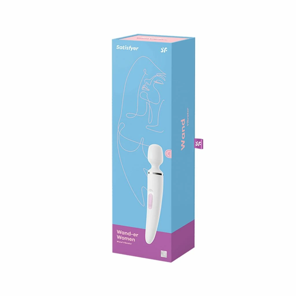 Wibrator Satisfyer Wand-er Woman, 34 cm (biały)