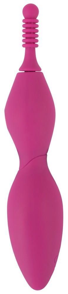 Клиторальный вибратор Sweet Smile Spot Vibrator With 3 Tips, 17,9 см (розовый)