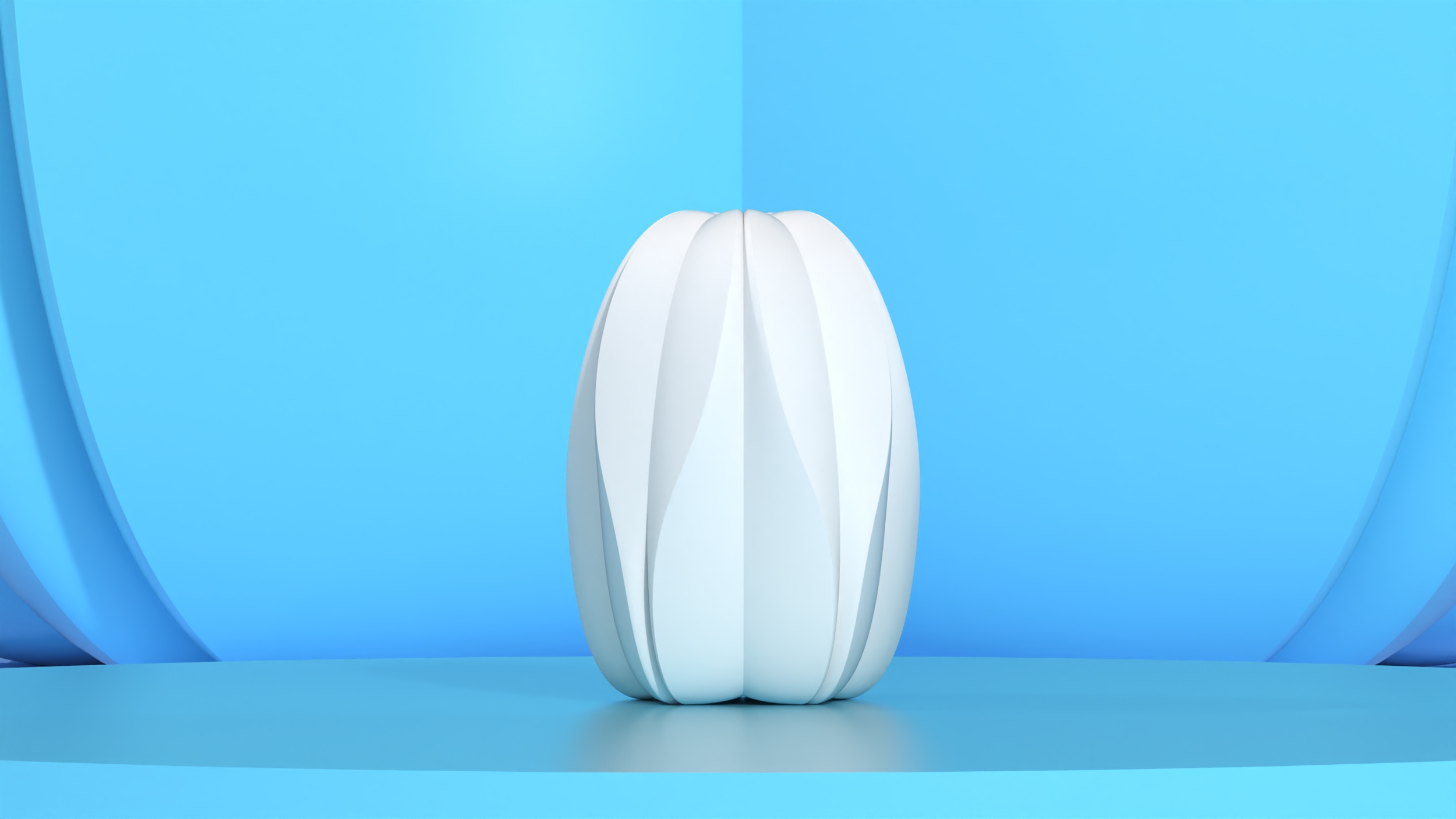 Мастурбатор After Kiss Cherry Blossom Masturbation Egg - Wavy (білий)