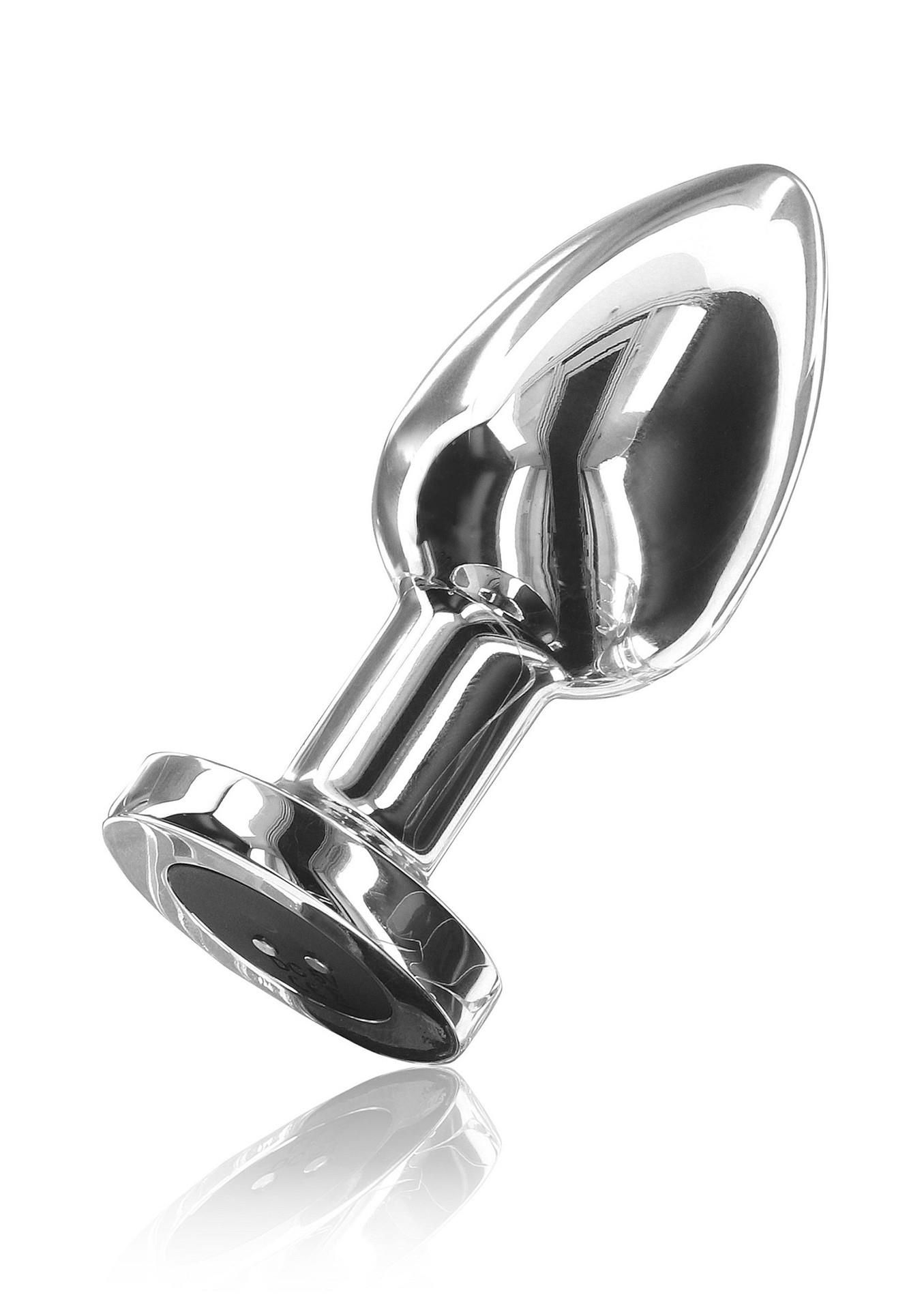 Korek analny ToyJoy Glider S, 7,6 cm (srebrny)