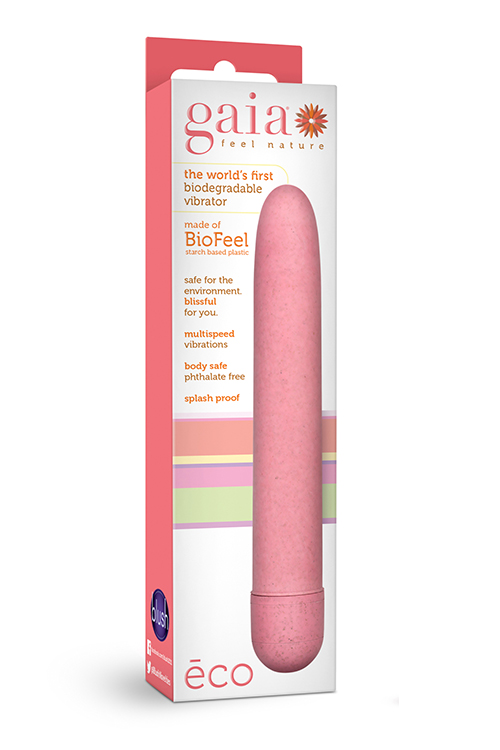 Вибратор Blush Gaia Eco, 17.8 см (розовый)