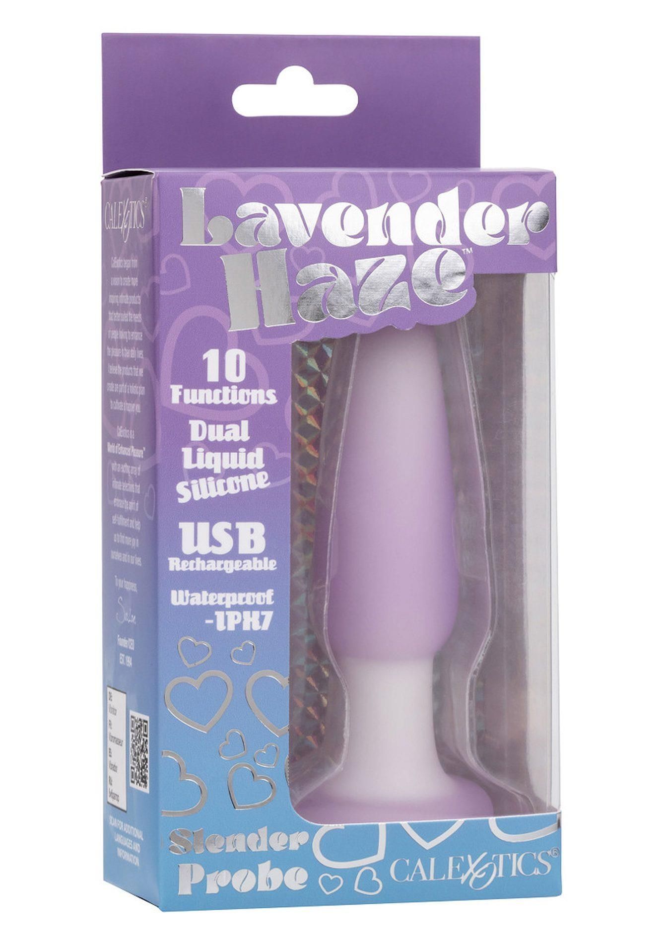 Анальная пробка CalExtoics Lavender Haze Slender Probe, 11.5 см (фиолетовый)