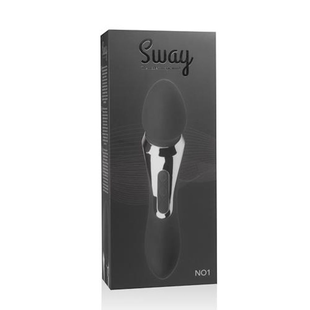 Вибромассажер Sway Vibes Wand, 22.5 см (черный)