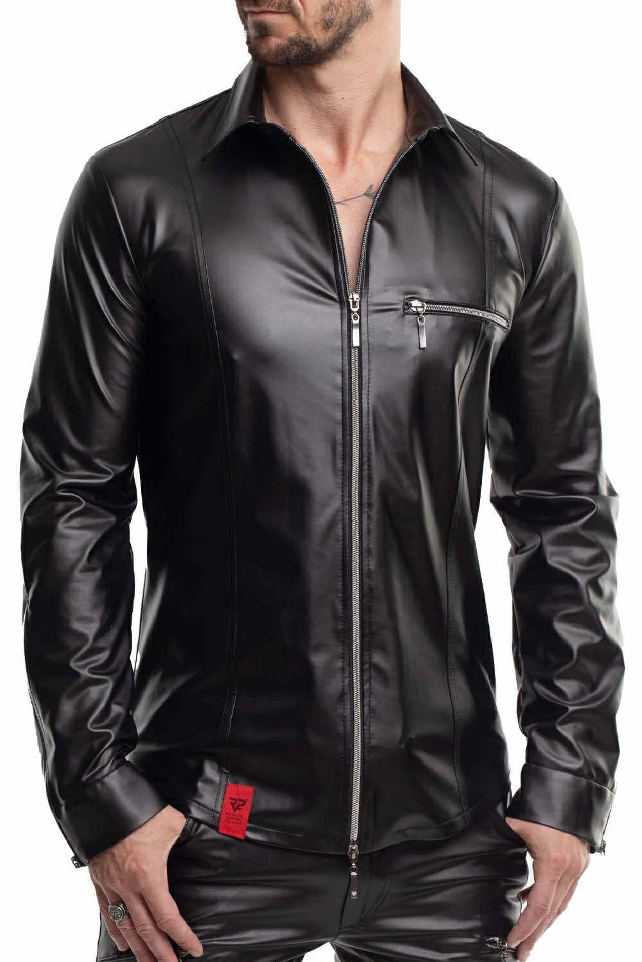 Koszula Regnes Fetish Planet RMPasquale001, XL (czarny)