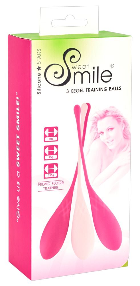 Вагинальные шарики Sweet Smile 3 Kegel Training Balls, 3 шт (мульти)