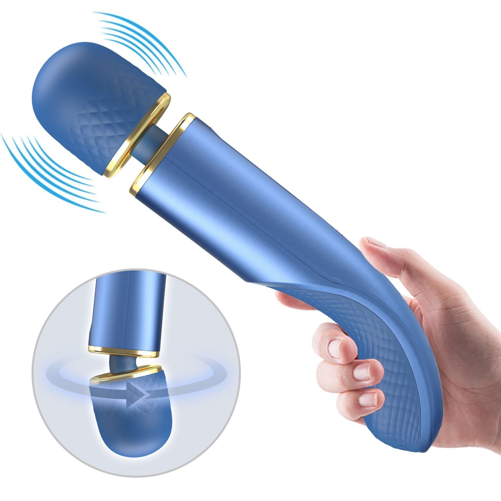 Вибромассажер Pretty Love Colorful Massager, 24 см (синий)