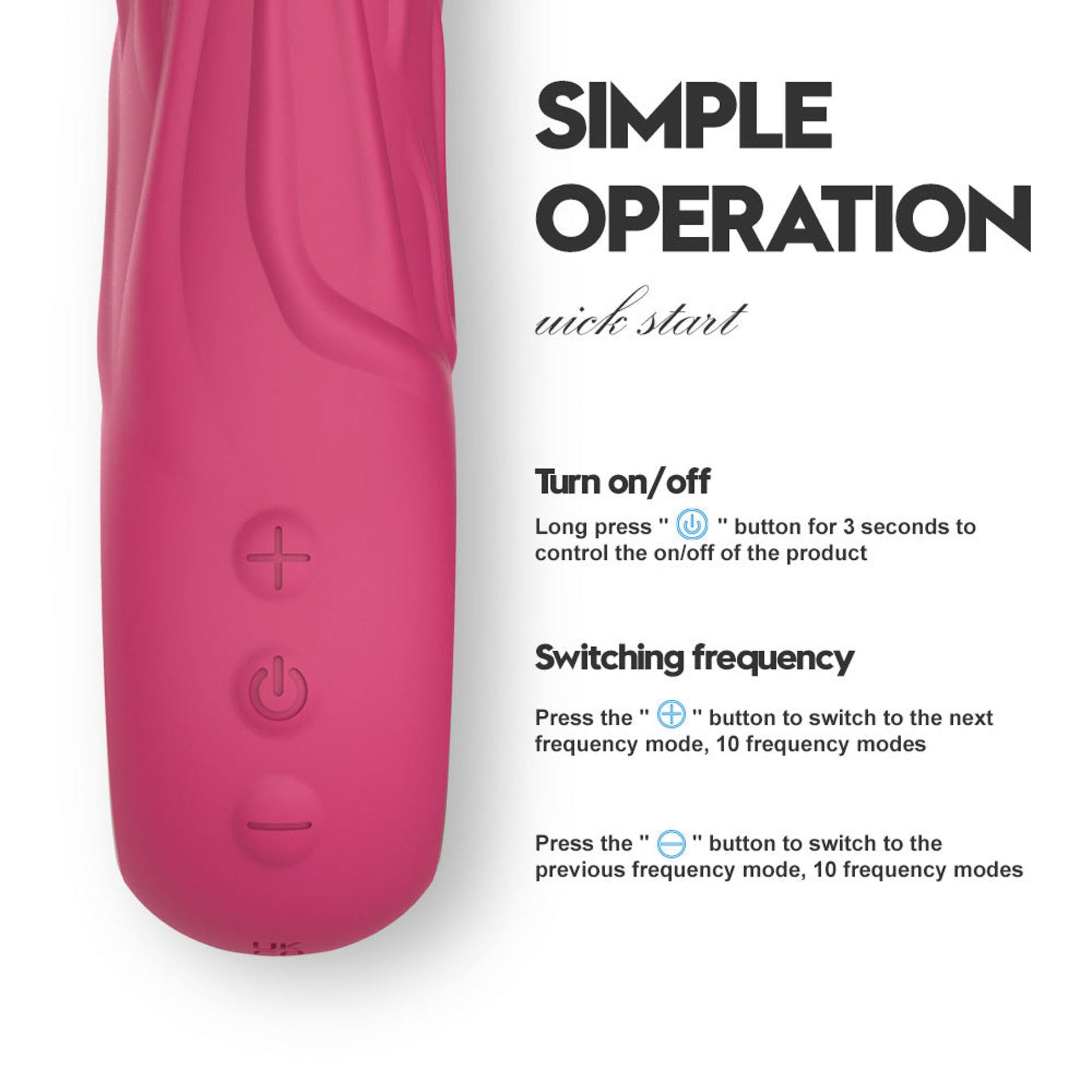 Вибратор Lovesecret Premium G-Spot, 22 см (розовый)