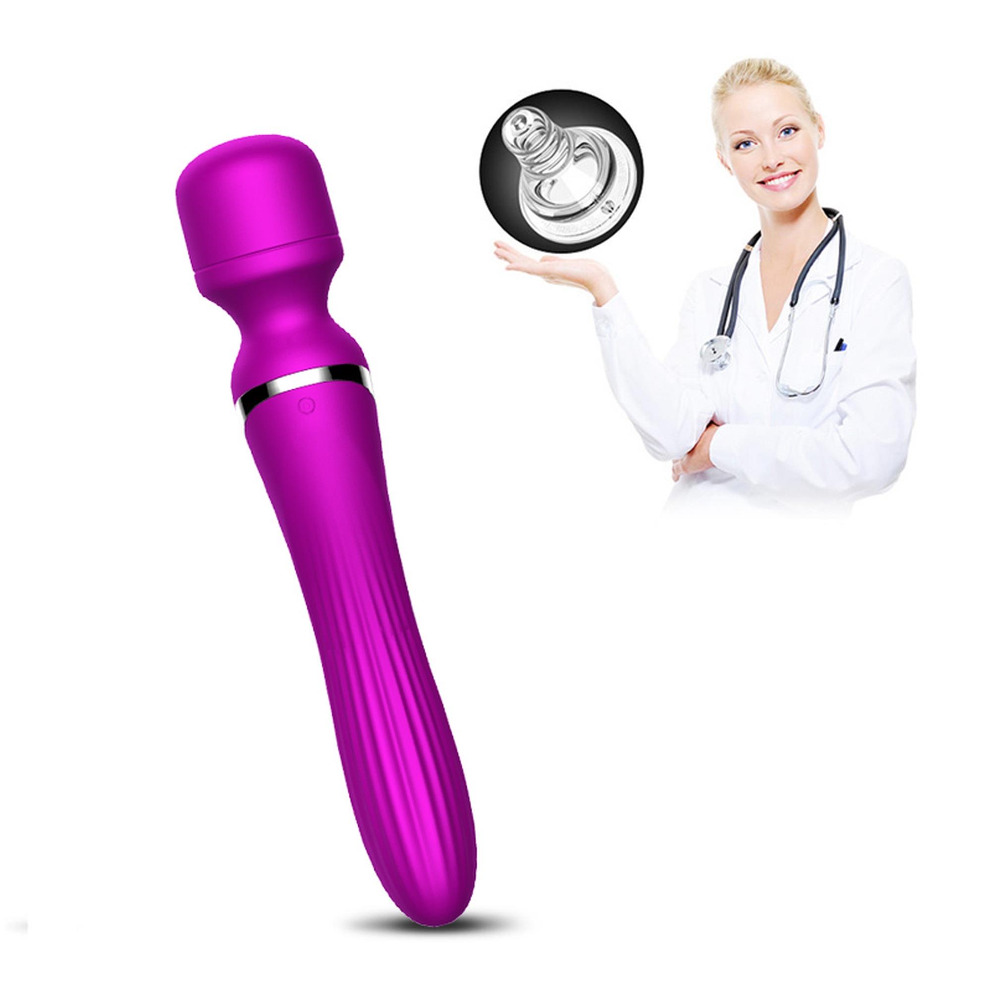 Вибратор B - Series Fox Dual Massager Pulsator, 22.6 см (фиолетовый)
