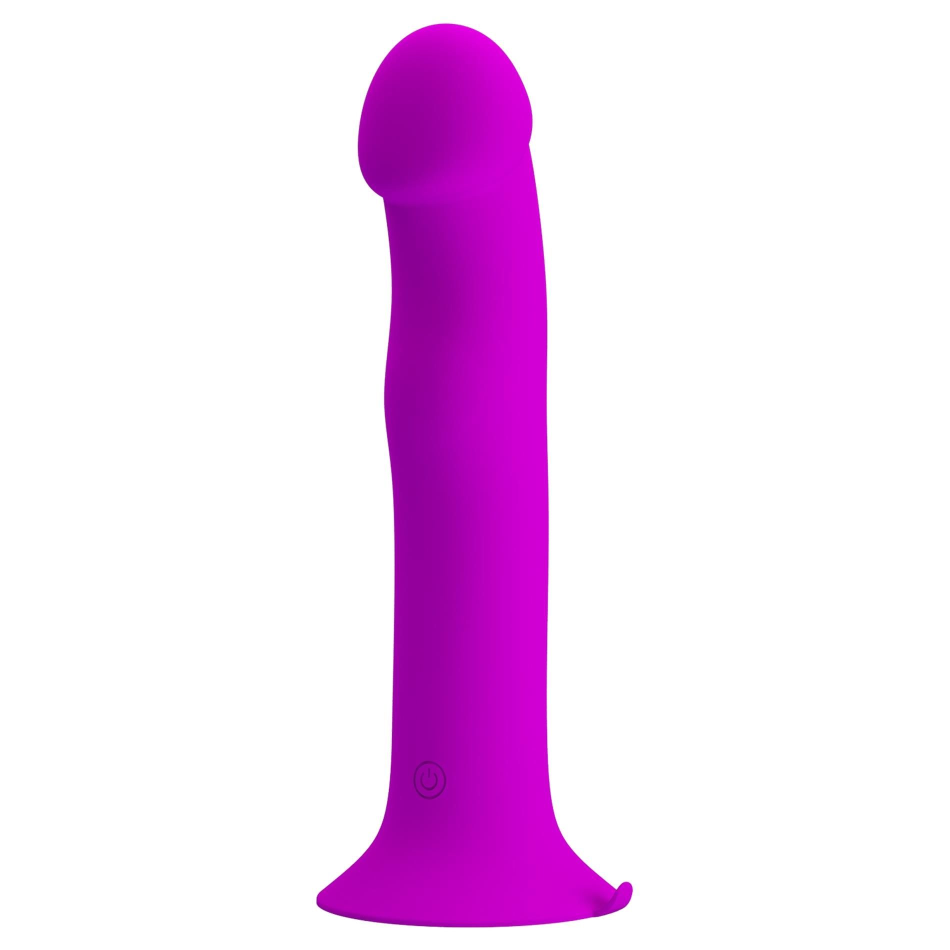 Фалоімітатор Pretty Love Murray Dildo with Vibration, 19 см (фіолетовий)