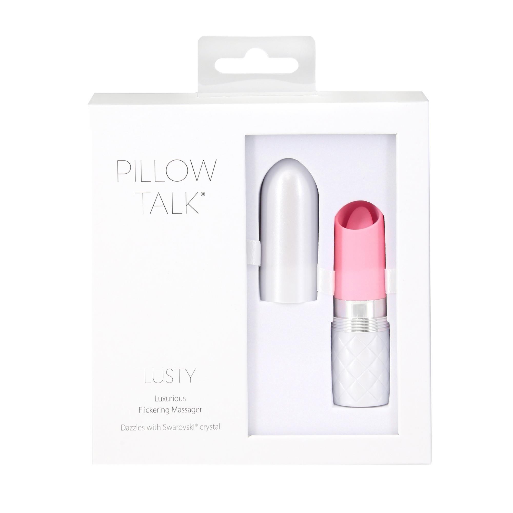 Вибратор Pillow Talk Lusty LuxuriousFlickering, 9,4 см  (розовый)
