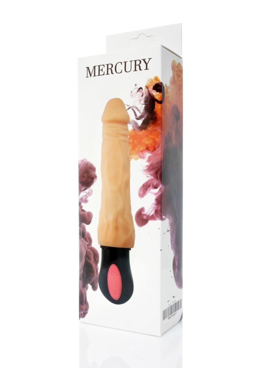 Вибратор B - Series Weather Mercury, 27 см (телесный)