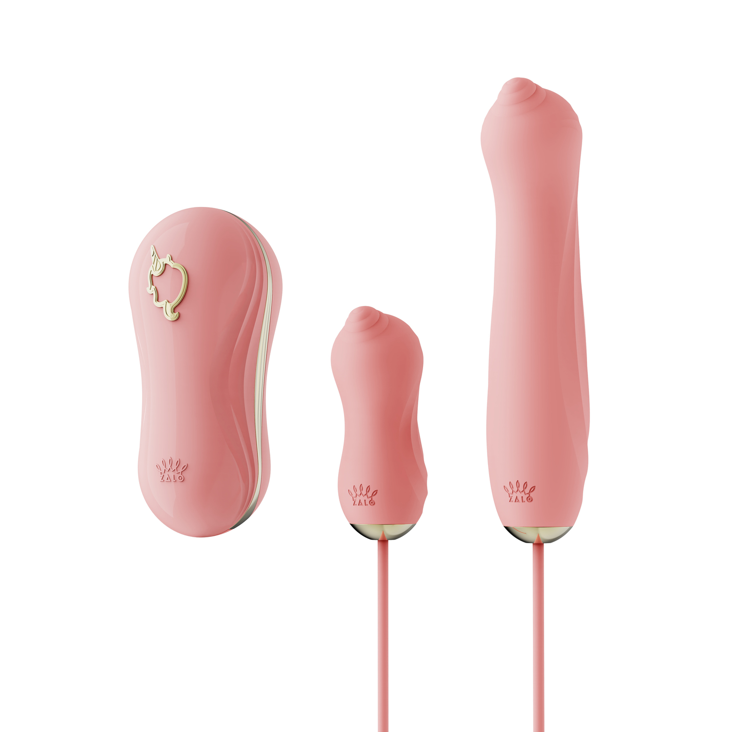 Набор секс-игрушек Zalo Rose Series Unicorn Set 3-in-1, 3 шт (розовый)