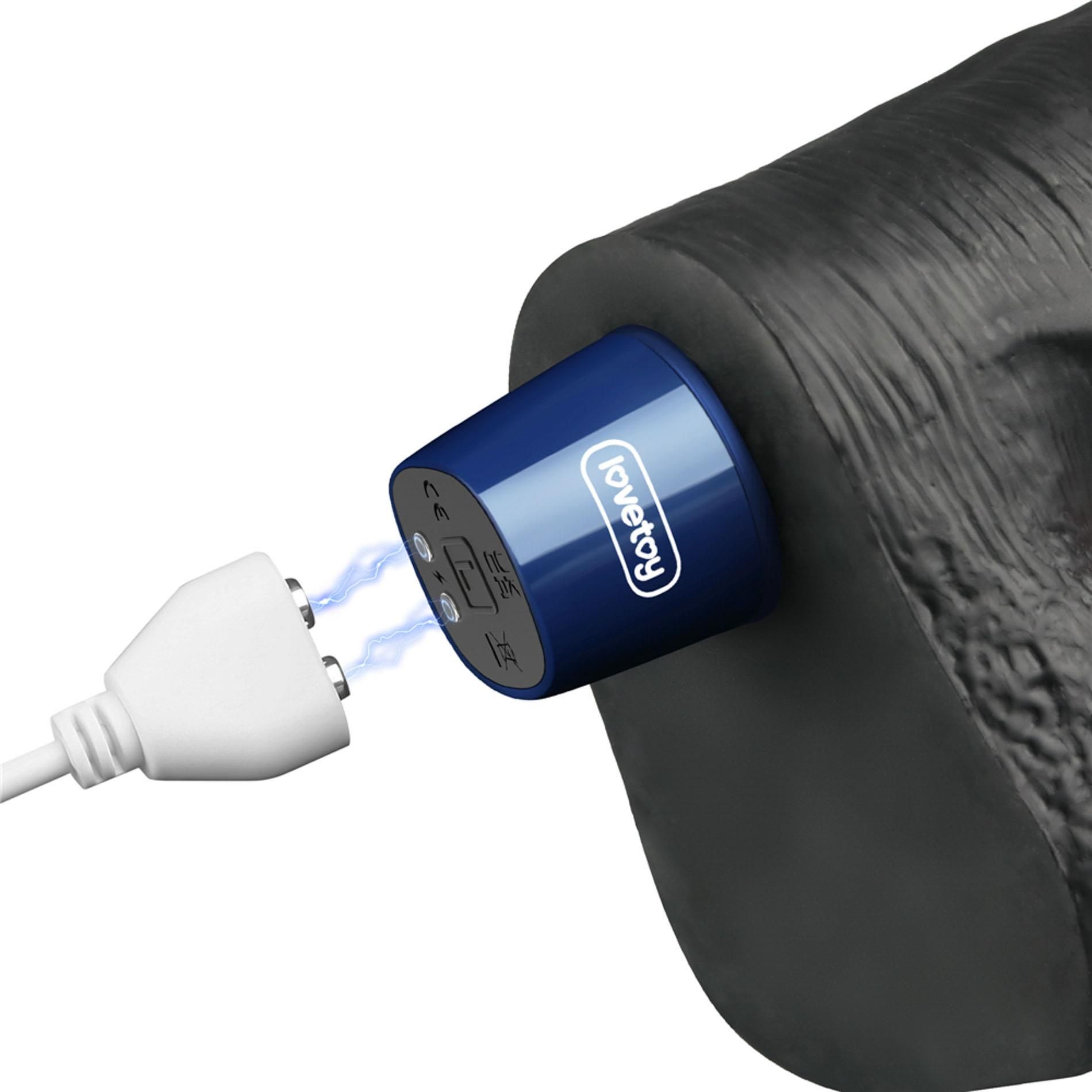 Wibrator Lovetoy Real Softee 10,5", 27 cm (czarny)