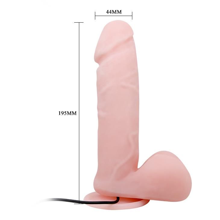 Вибратор Oliver Baile Skin 9.5", 19.5 см (телесный)