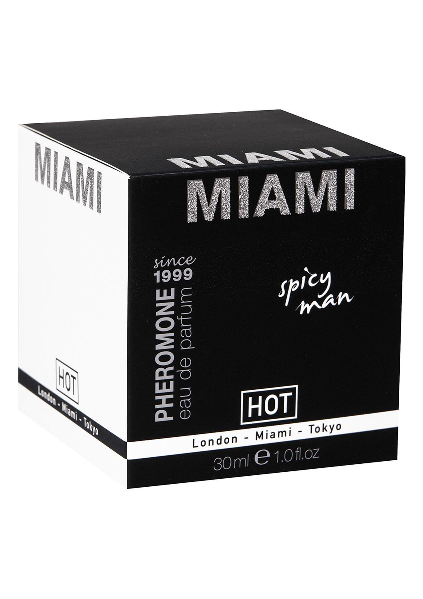 Туалетная вода с феромонами для мужчин HOT Miami Spicy Man, 30 мл