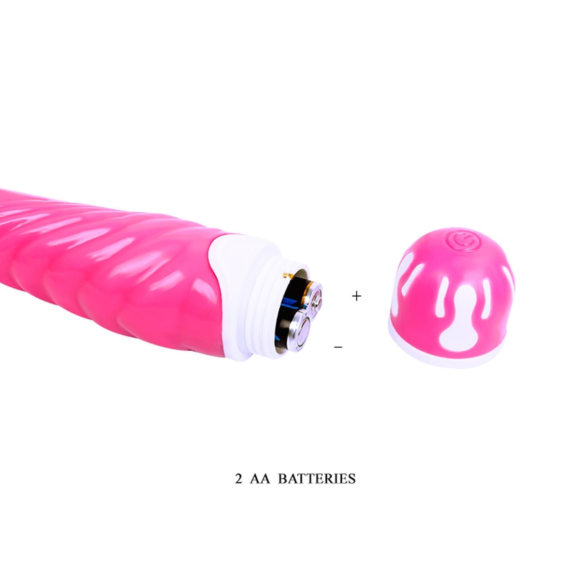 Вибратор Baile Realistic Cock, 21.8 см (розовый)