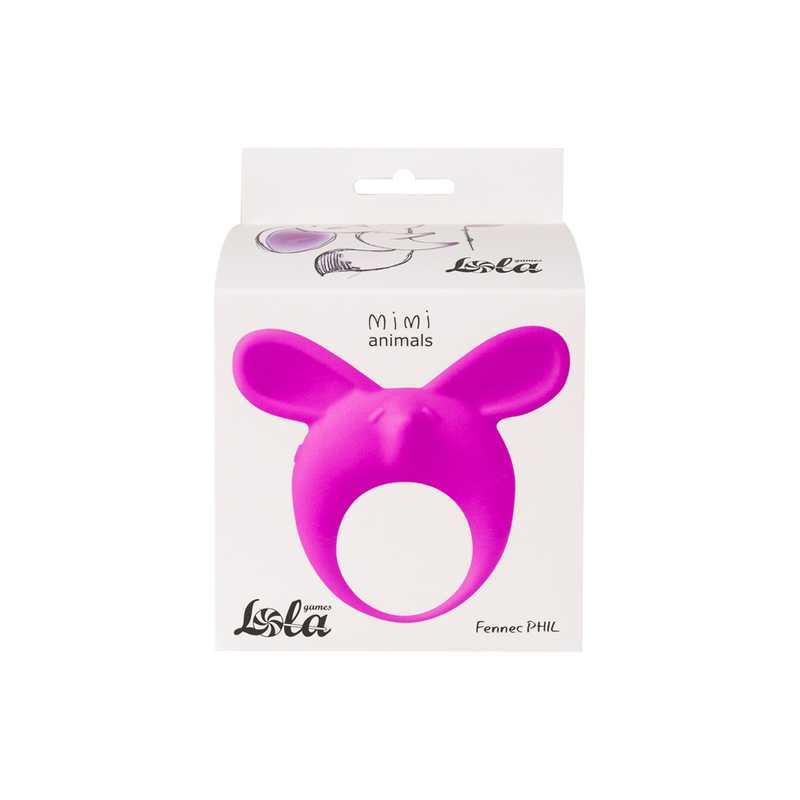 Виброкольцо Lola Games MiMi Animals Fennec Phil, 7.9 см (фиолетовый)