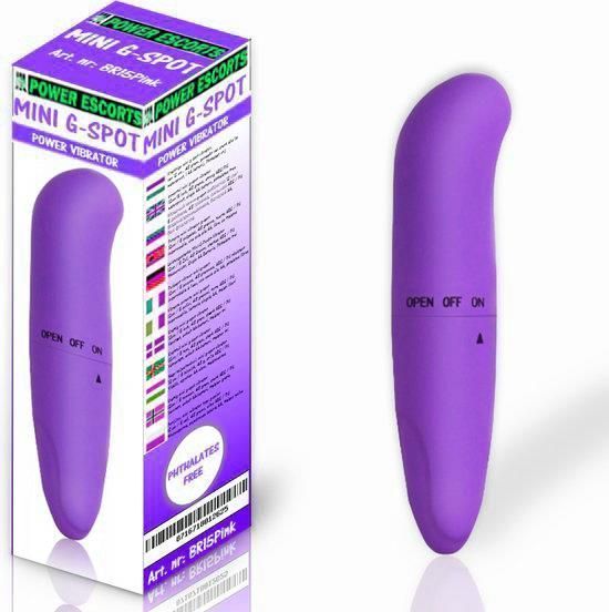 Вибратор для клитора Power Escorts Mini G Spot, 12 см (фиолетовый)
