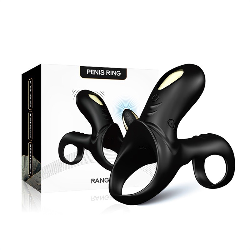 Виброкольцо Boss Series Ranger Penis Ring, 10.9 см (черный)