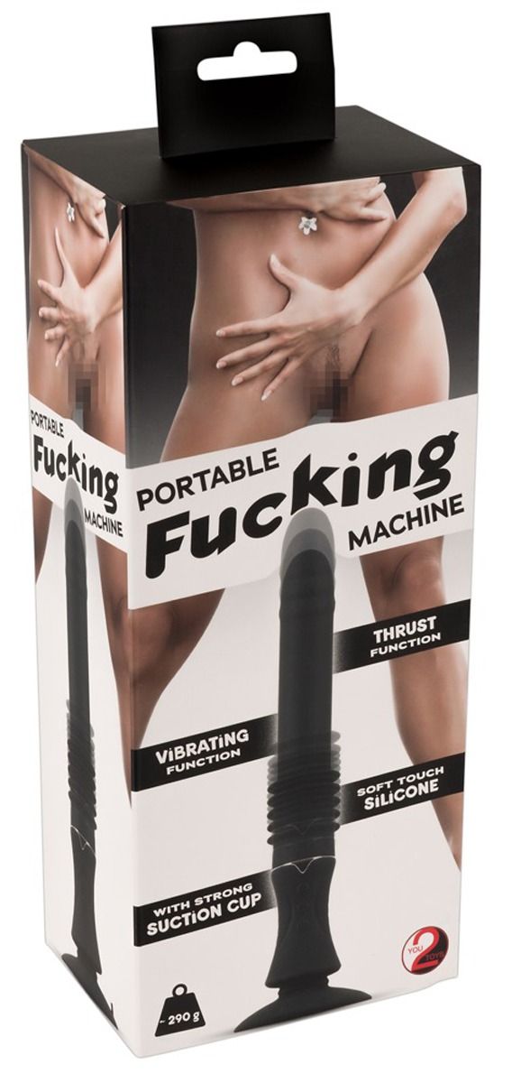 Секс-машина You2Toys Portable Fucking Machine, 28.5 см (чорний)