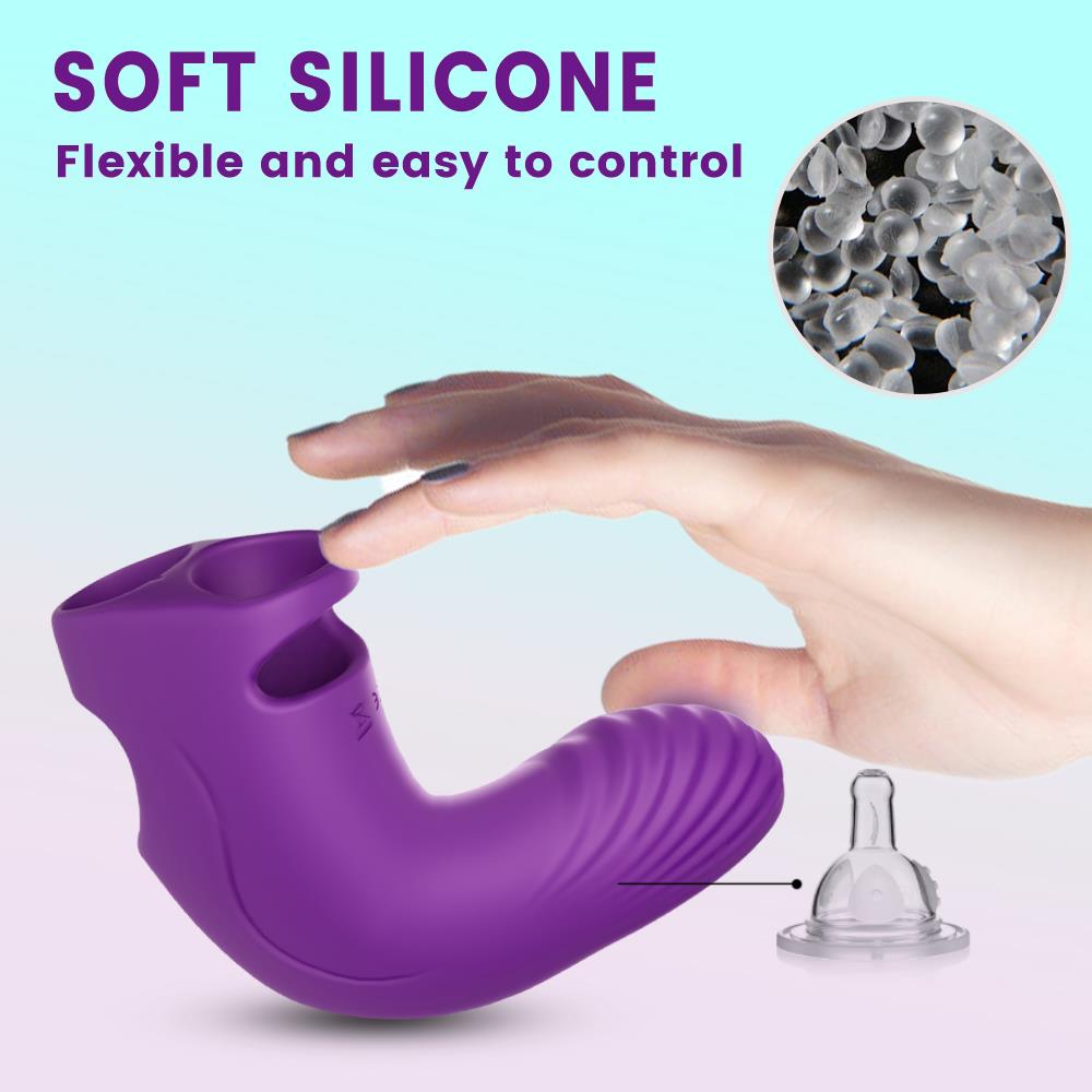 Вибратор на палец B - Series Joy Aurora, 11.8 см (фиолетовый)