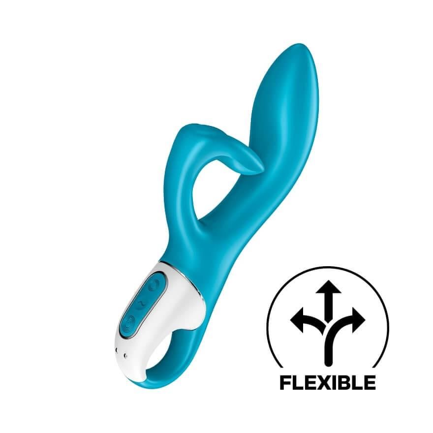 Вібратор-кролик Satisfyer Embrace Me, 20,5 см (бірюзовий)