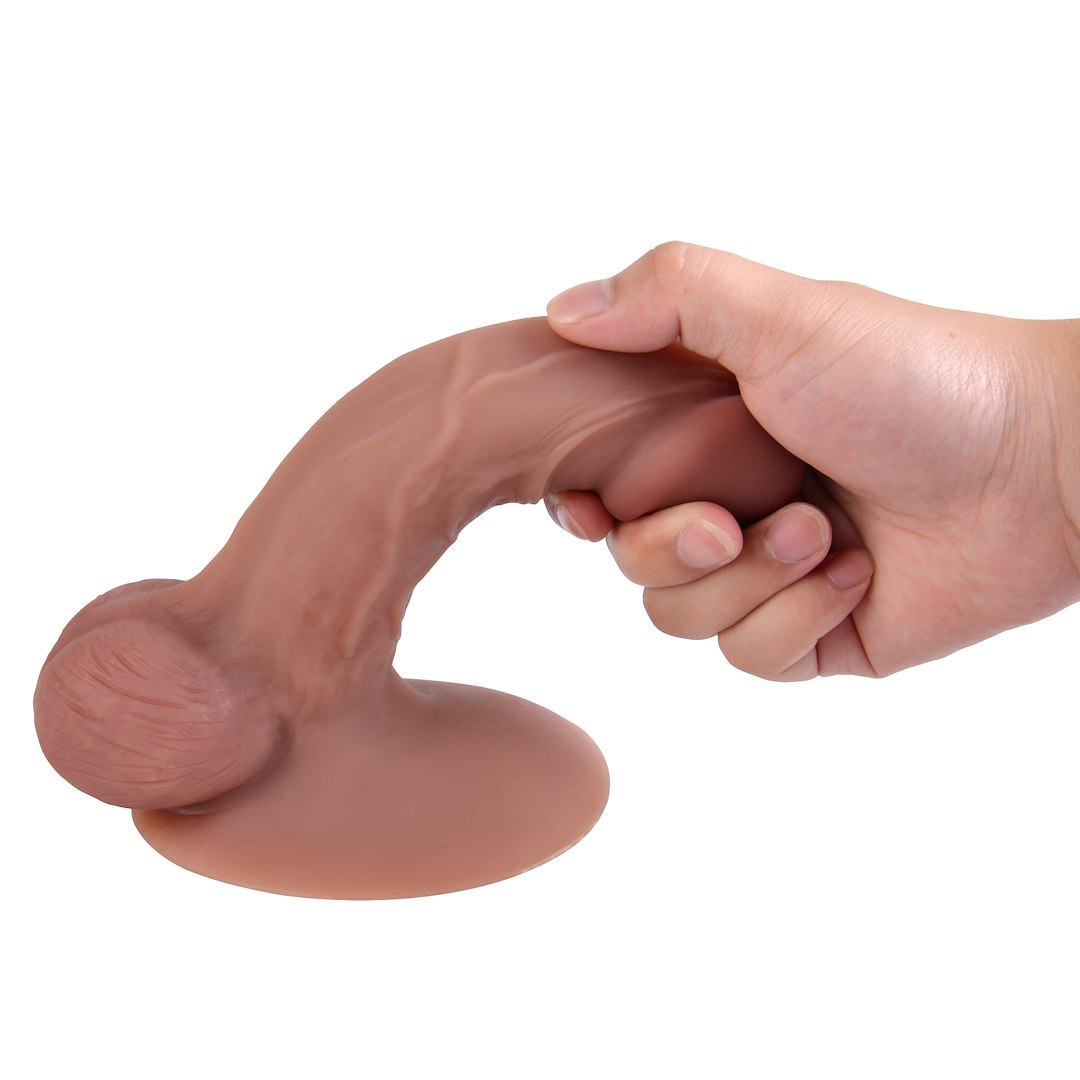 Фаллоимитатор Erospace Natural Play D4, 21 см (телесный)