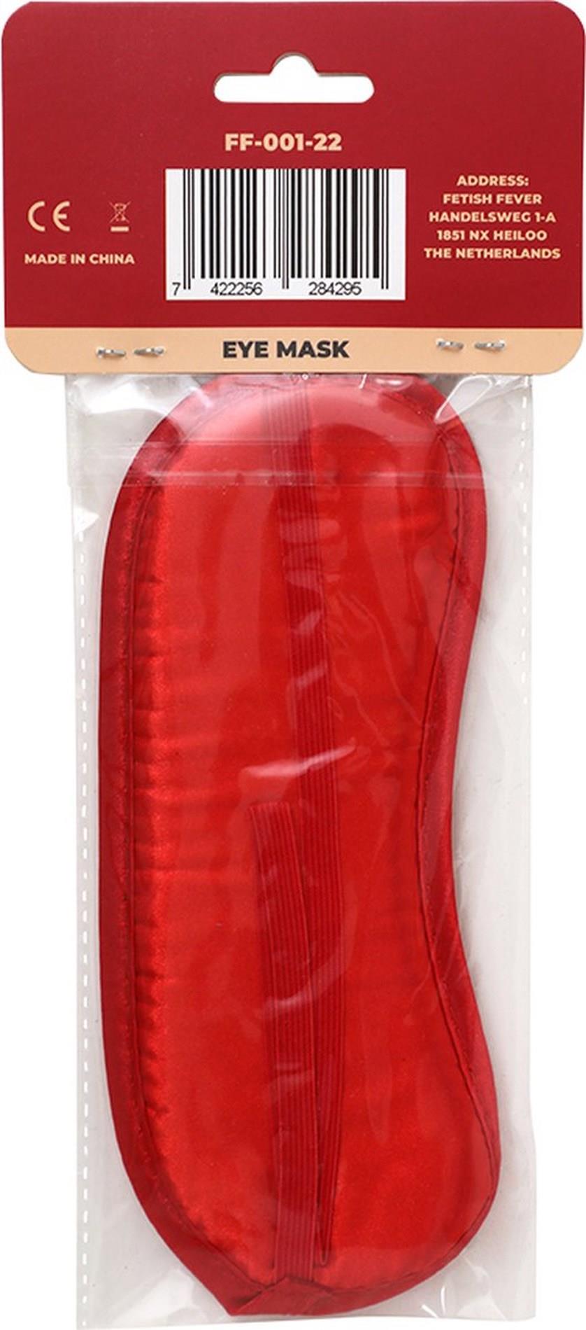 Маска на глаза Fetish Fever Be Noughty (красный)