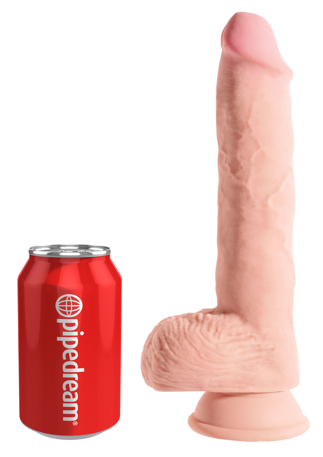 Фаллоимитатор King Cock With Balls 10 Inch, 25,4 см (телесный)