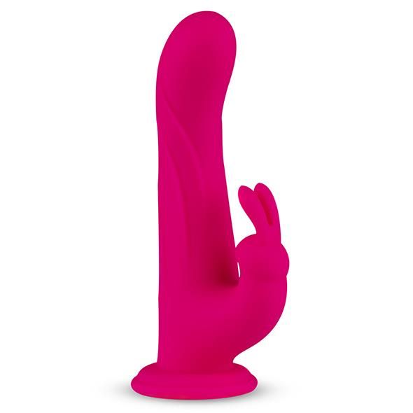 Вибратор-кролик FeelzToys Whirl-Pulse, 20 см (розовый)
