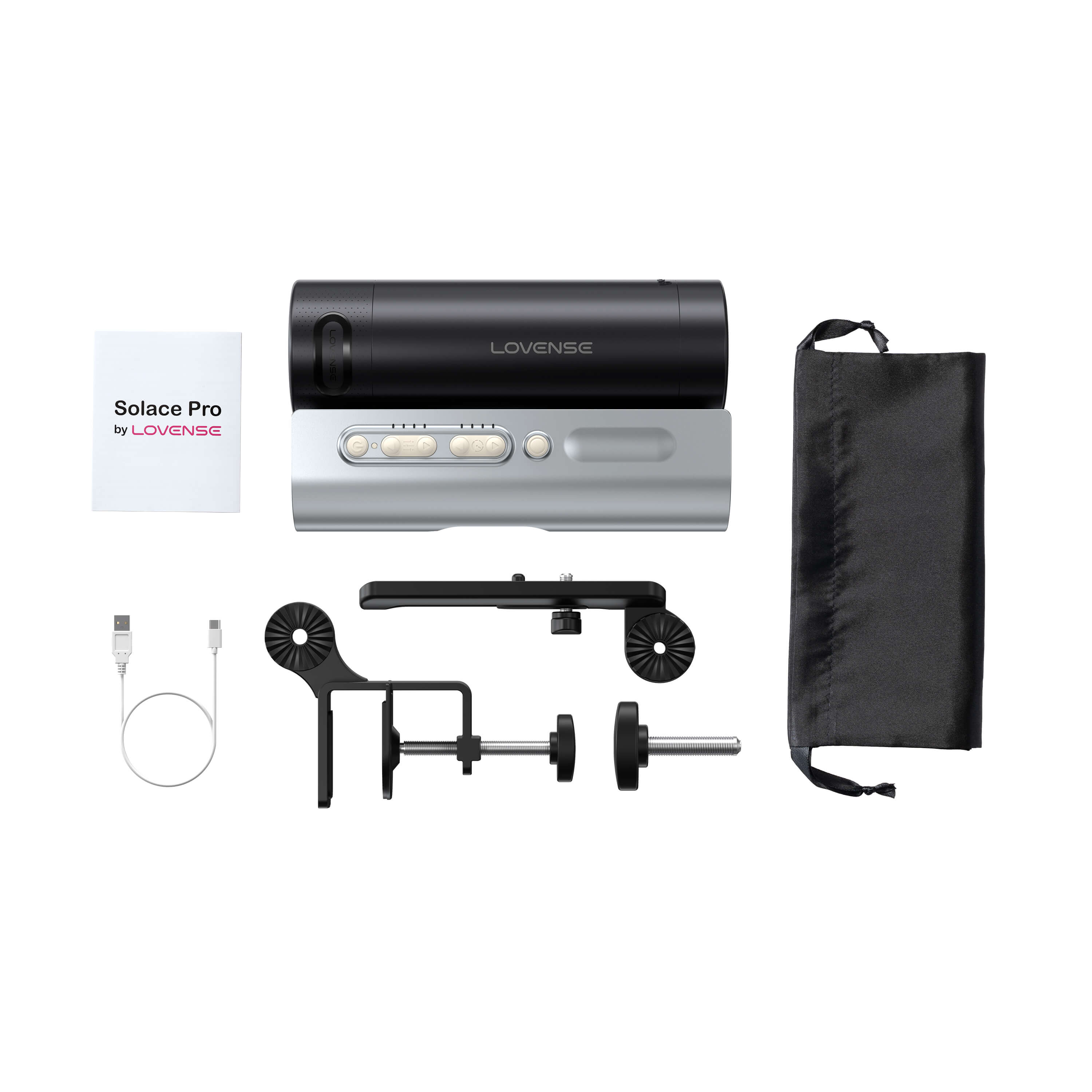 Автоматичний мастурбатор Lovense Solace Pro (прозорий)