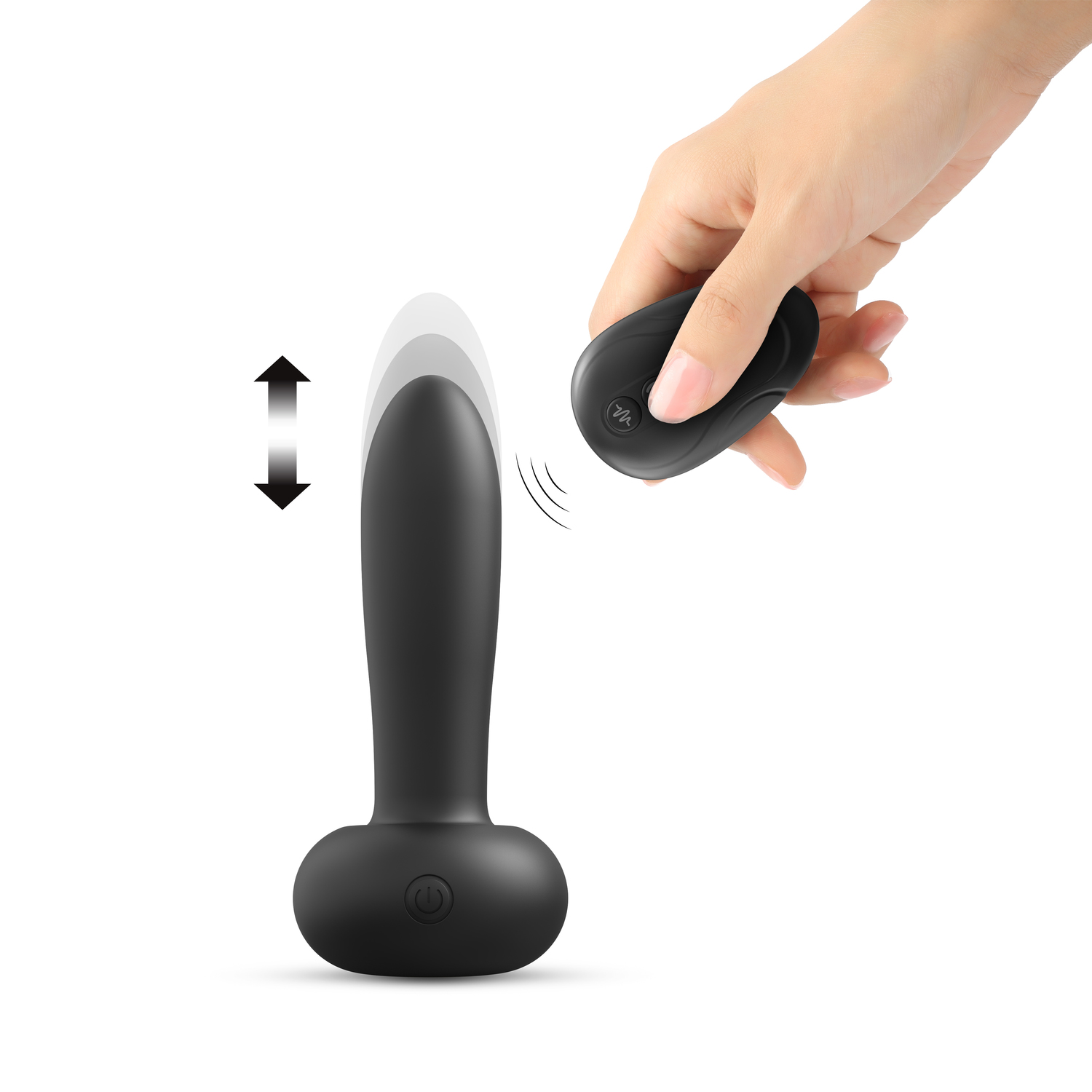 Pulsator Dorcel Deep Thrust, 14,3 cm (czarny)