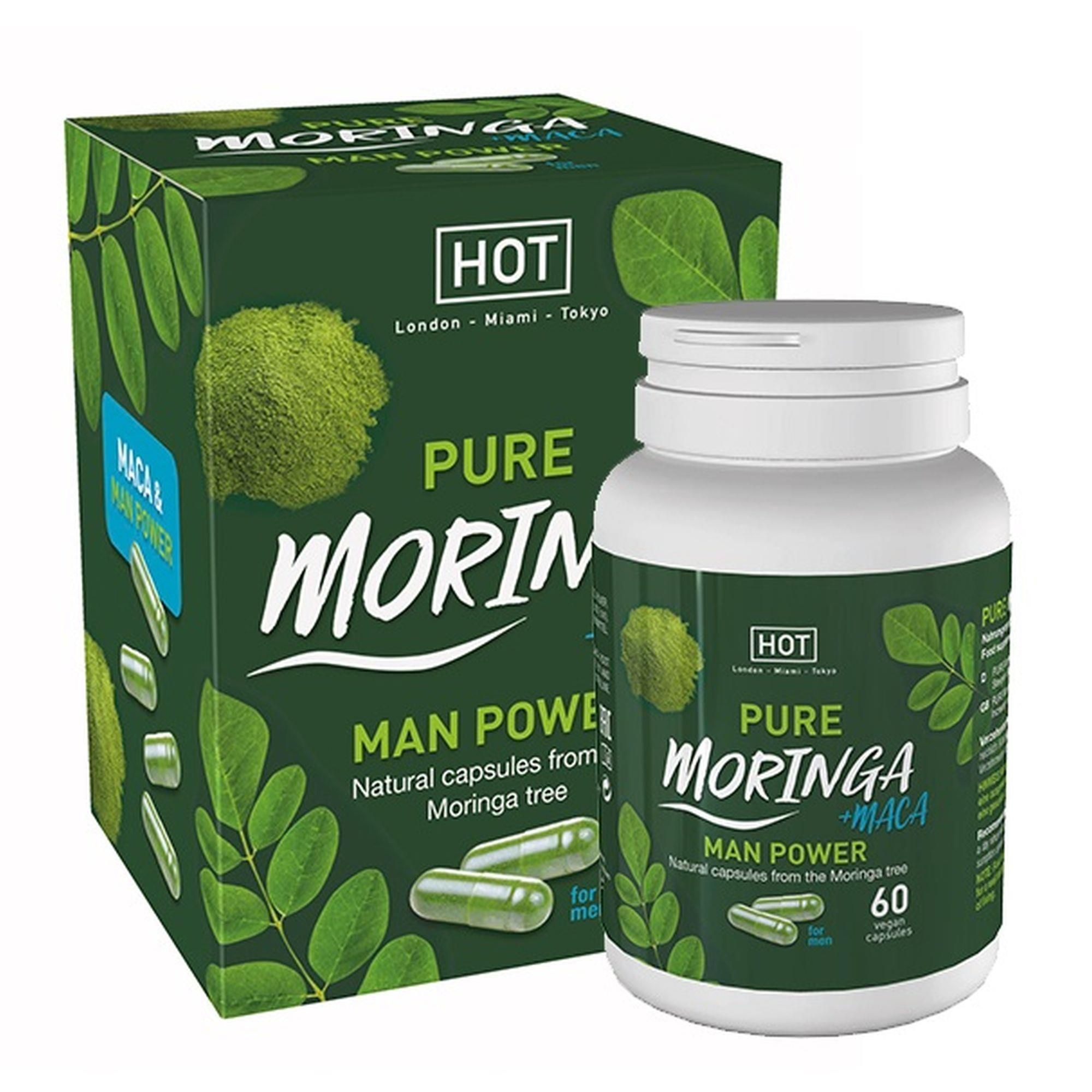 Таблетки для підвищення потенції HOT Bio Moringa Man Caps, 60 шт.