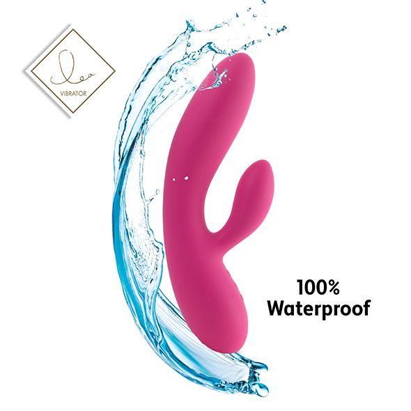 Вибратор-кролик FeelzToys Lea, 20,2 см (розовый)