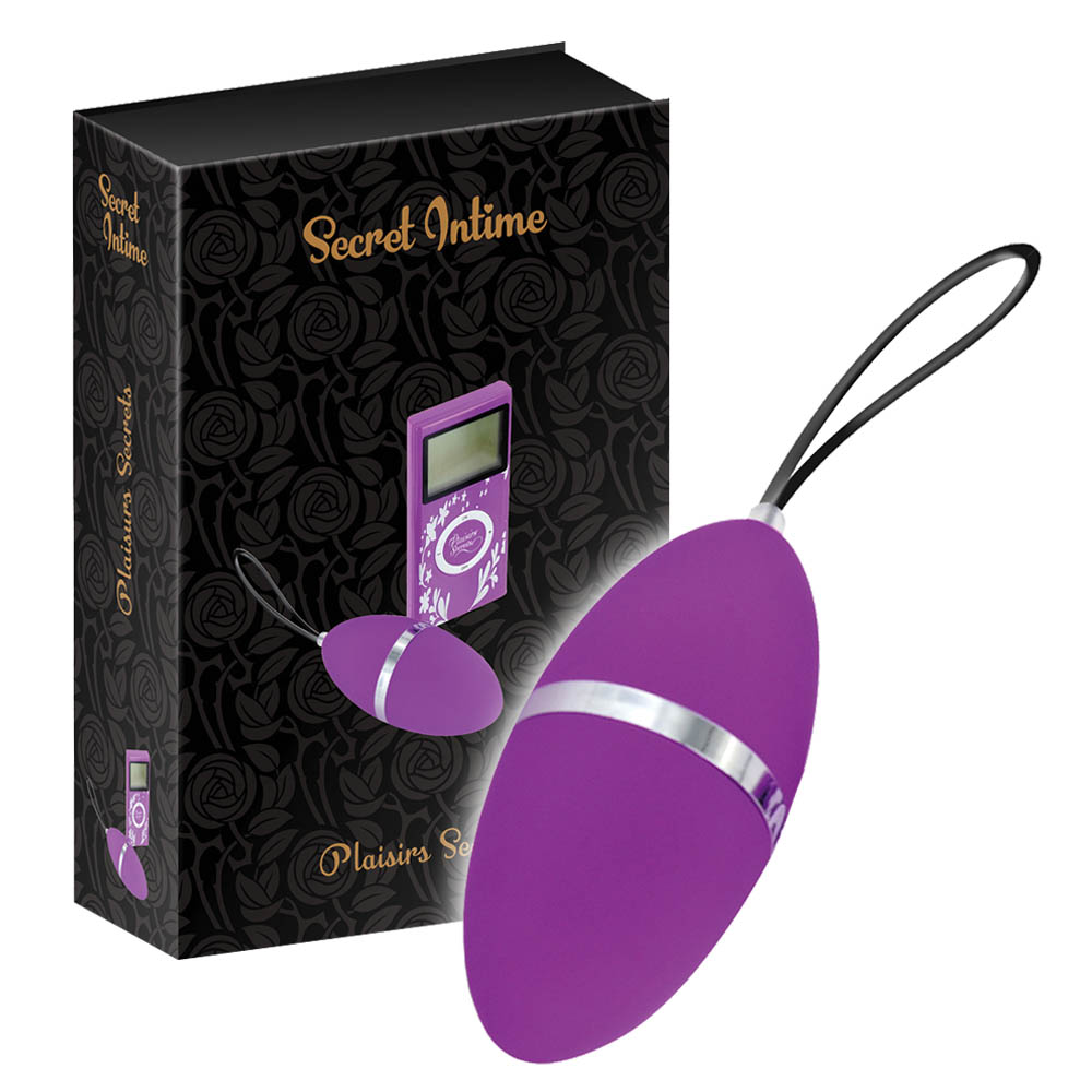 Виброяйцо Secret Intime Plaisirs Secrets, 7.9 см (фиолетовый)