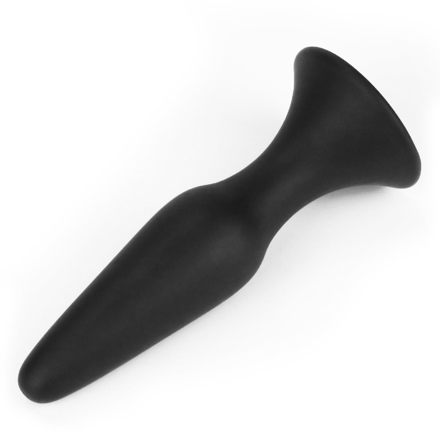 Анальна пробка LoveToy Lure Me Butt Plug Slim, 11.5 см (чорний)