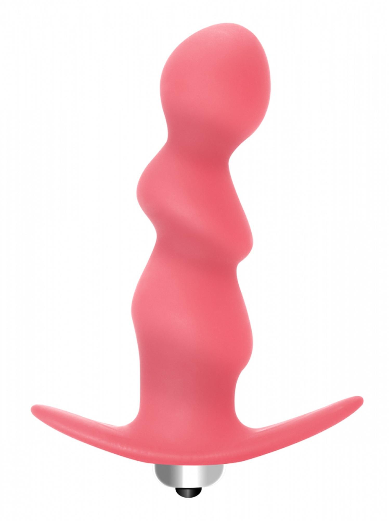 Korek analny Lola Toys Plug Spiral, 9.5 cm (różowy)