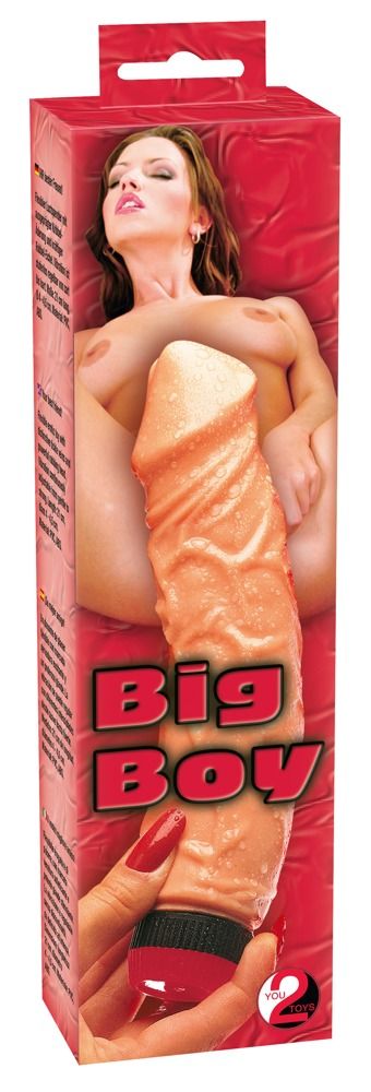Реалистичный вибратор You2Toys Big Boy, 21 см (телесный)