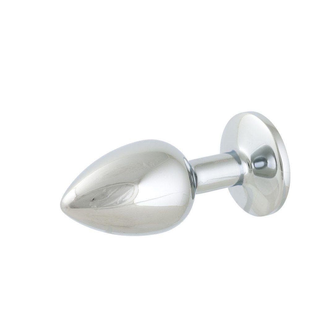 Simply Pleasure Kryształ Jasno Fioletowy - Korek analny z kryształkiem, Fioletowy, 7 cm, S