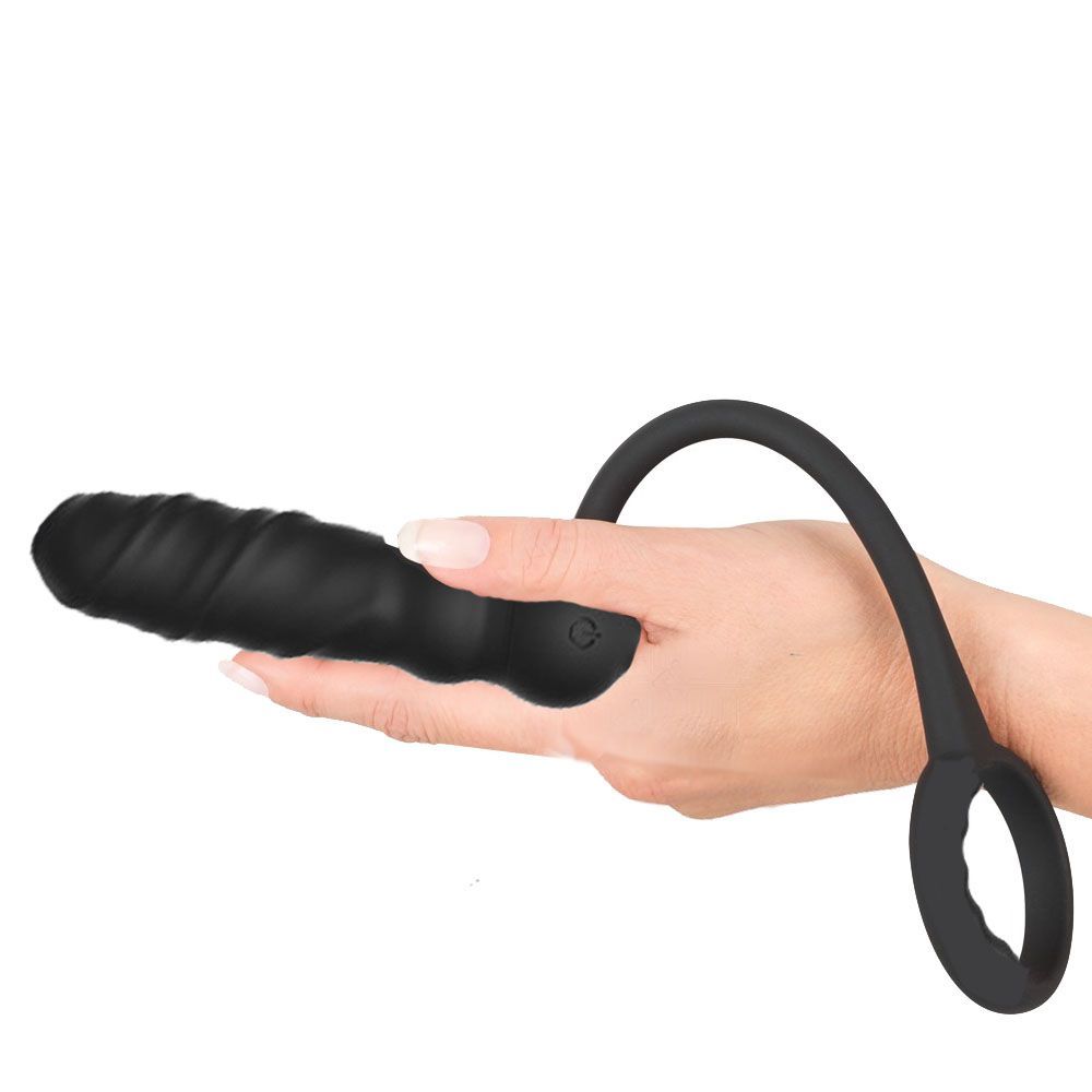 Анальный вибратор Dorcel Deep Seeker, 25.8 см (черный)