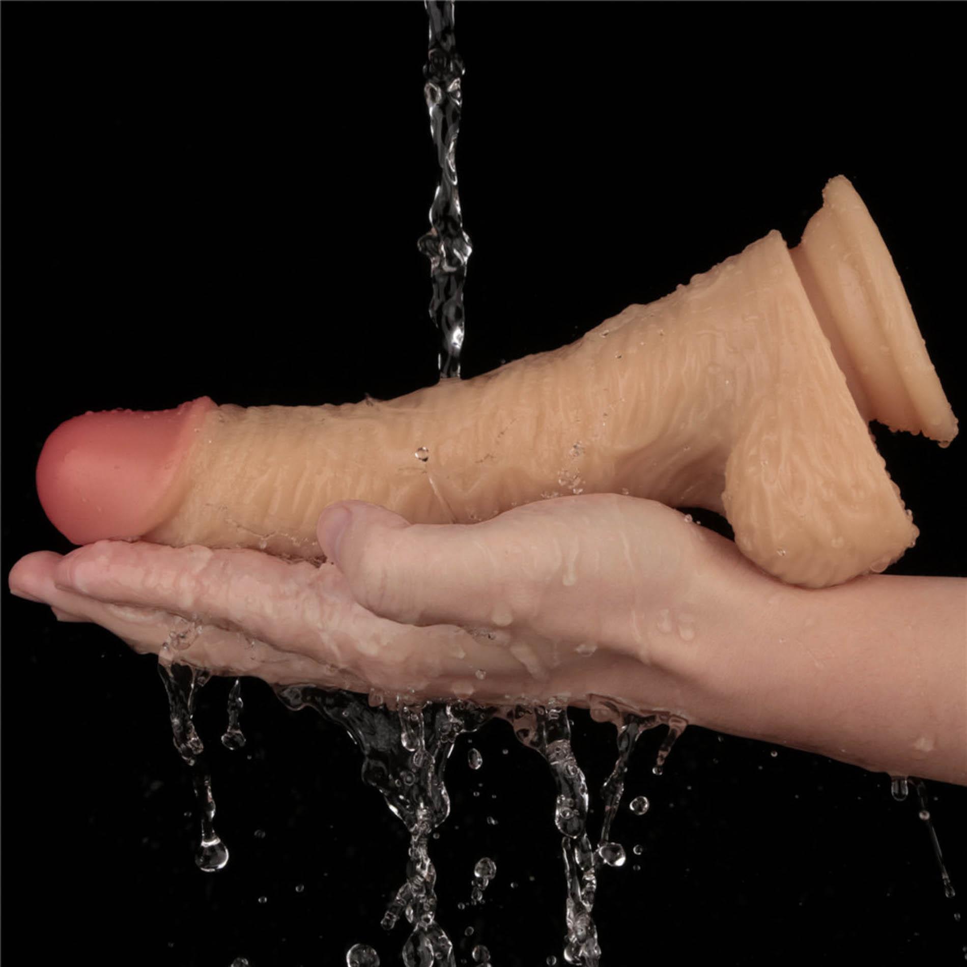 Вибратор Lovetoy Power Basics Cock 8.5'', 21.6 см (телесный)