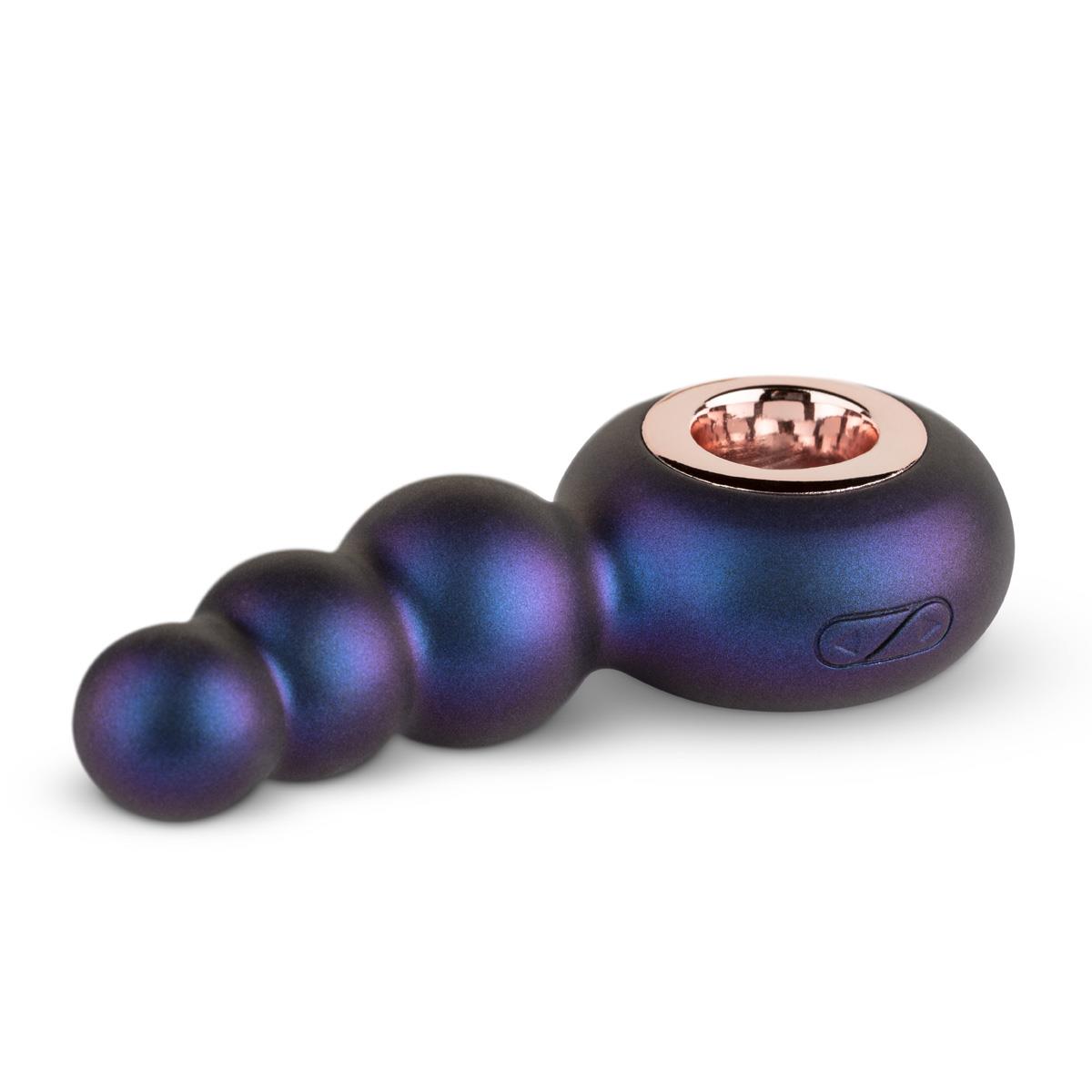 Wibrujący korek Hueman Outer Space Vibrating Anal Plug, 13,2 cm (fioletowy)
