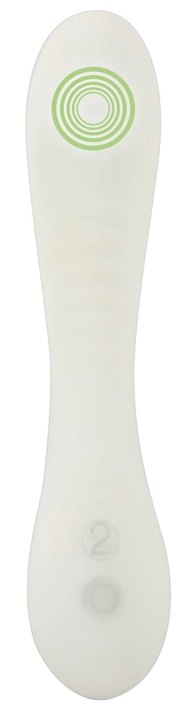 Вибратор Glow In The Dark G-Spot, 17.9 см (белый)