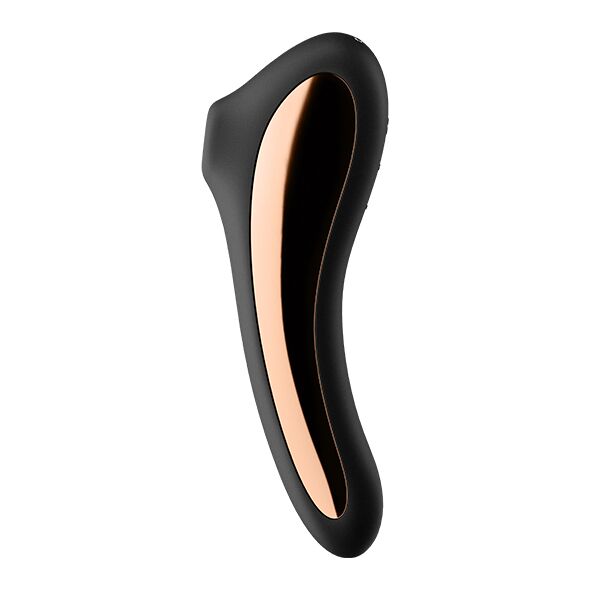 Вакуумный стимулятор клитора с вибрацией Satisfyer Dual Kiss (черный)