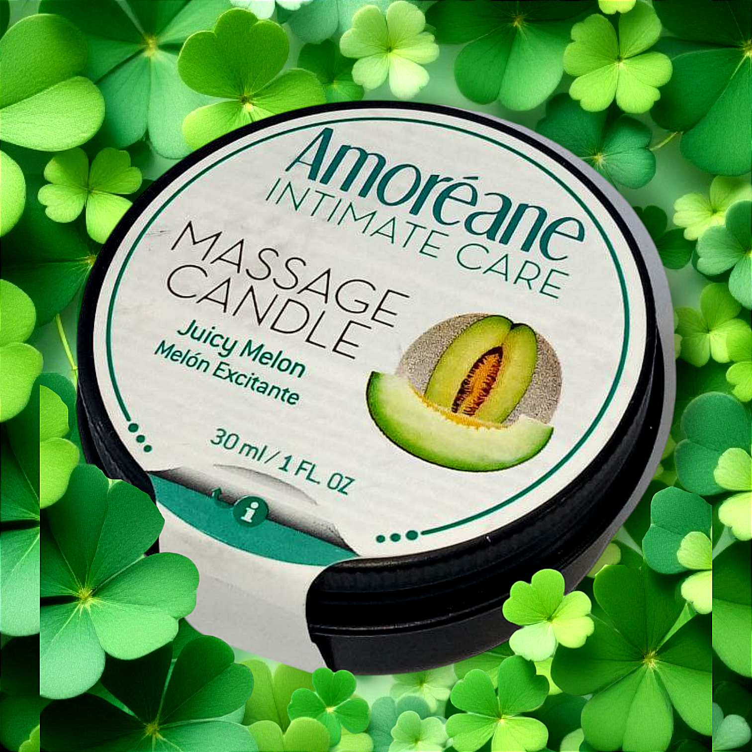Масажна свічка Amoreane Juicy Melon, 30 мл