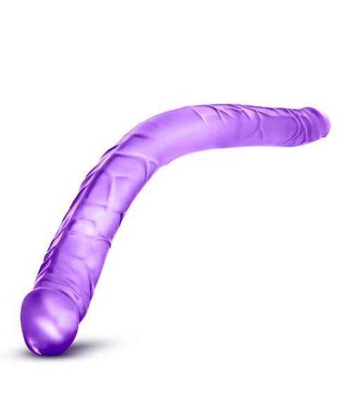 Двухсторонний фаллоимитатор B Yours 16 Inch Double Dildo, 40.6 см (фиолетовый)