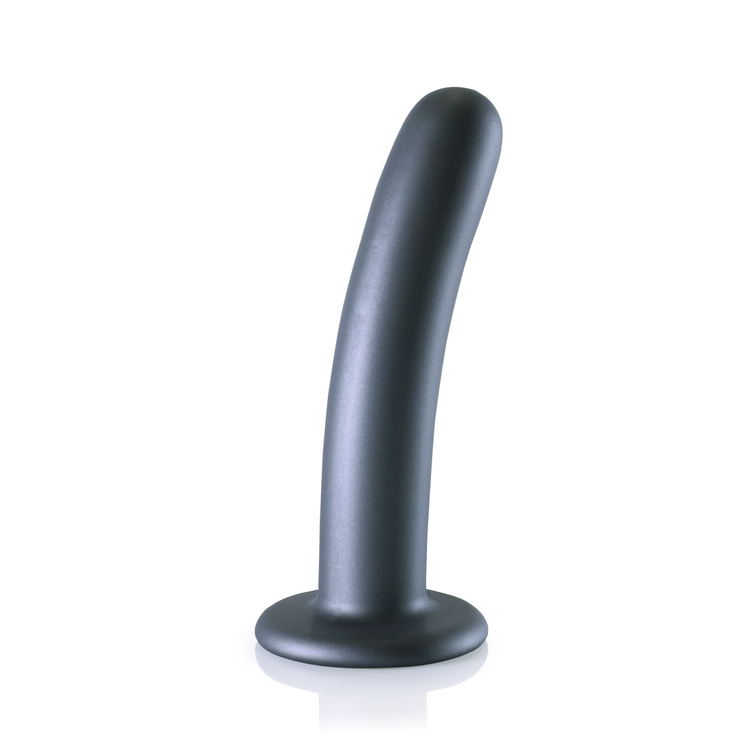 Фаллоимитатор Ouch! Smooth G-Spot Dildo 6'', 15 см (серый)