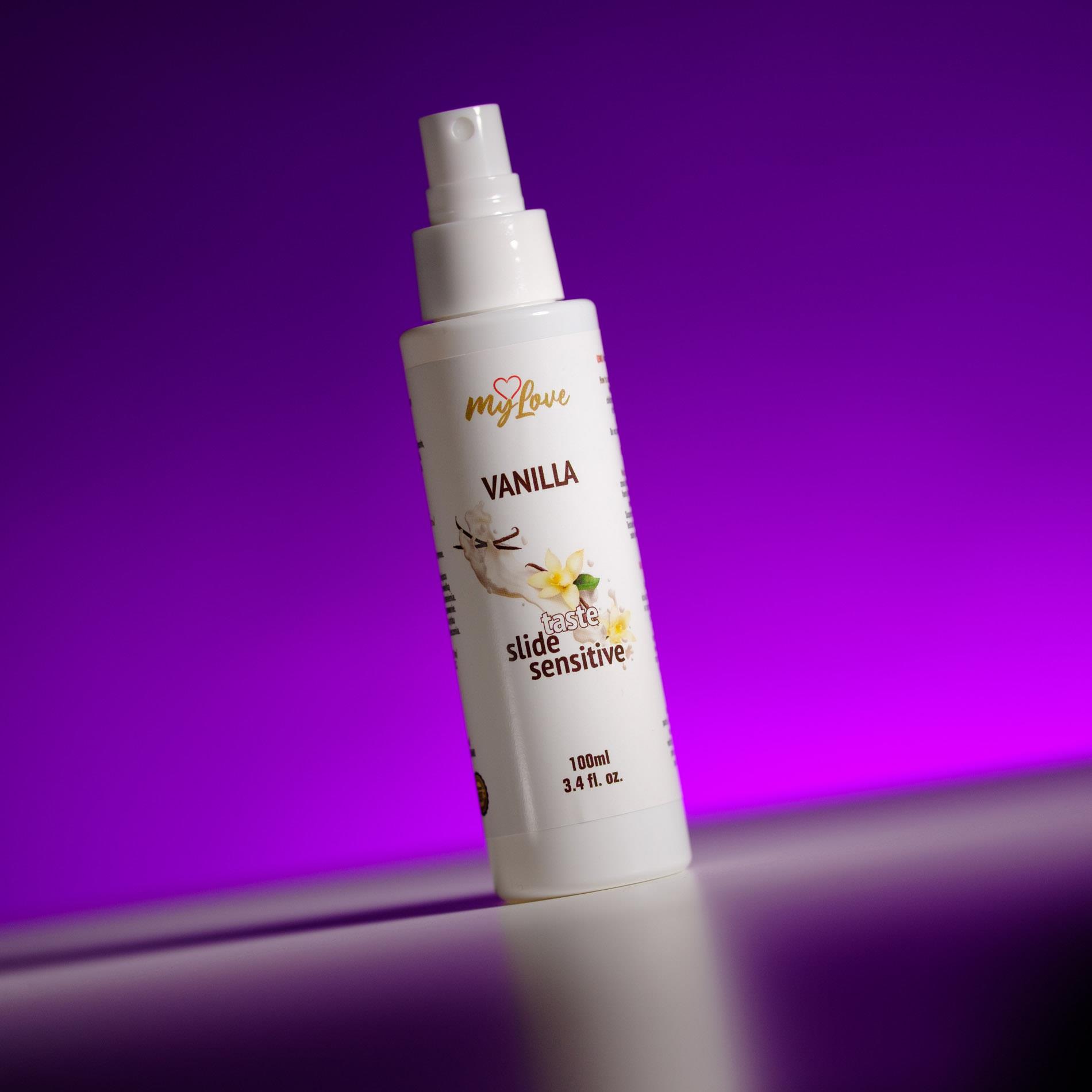 Лубрикант на водной основе MyLove Taste Slide Sensitive Vanilla, 100 мл