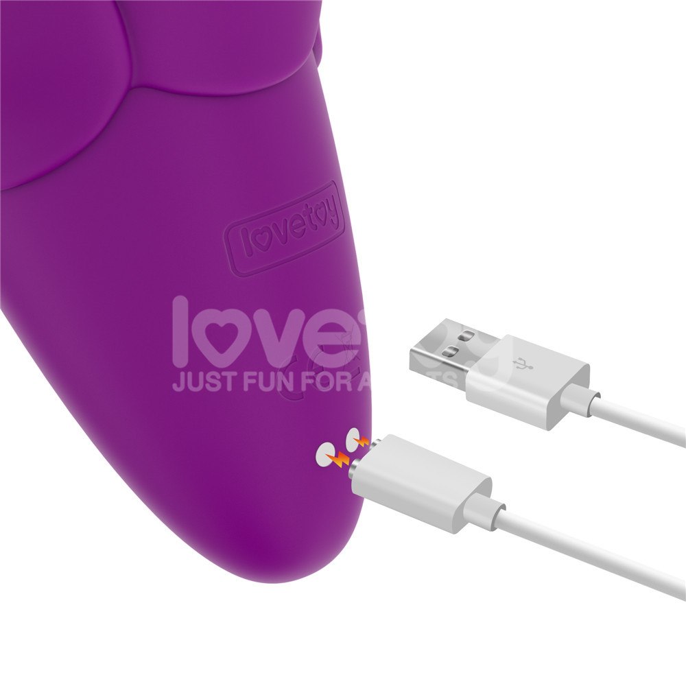 Вибратор для клитора Love Toy Flicker, 9.7 см (фиолетовый)